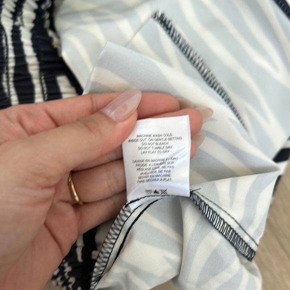 Brunette The Label Zebra Print Women's Satin Shorts - Picture 6 of 6